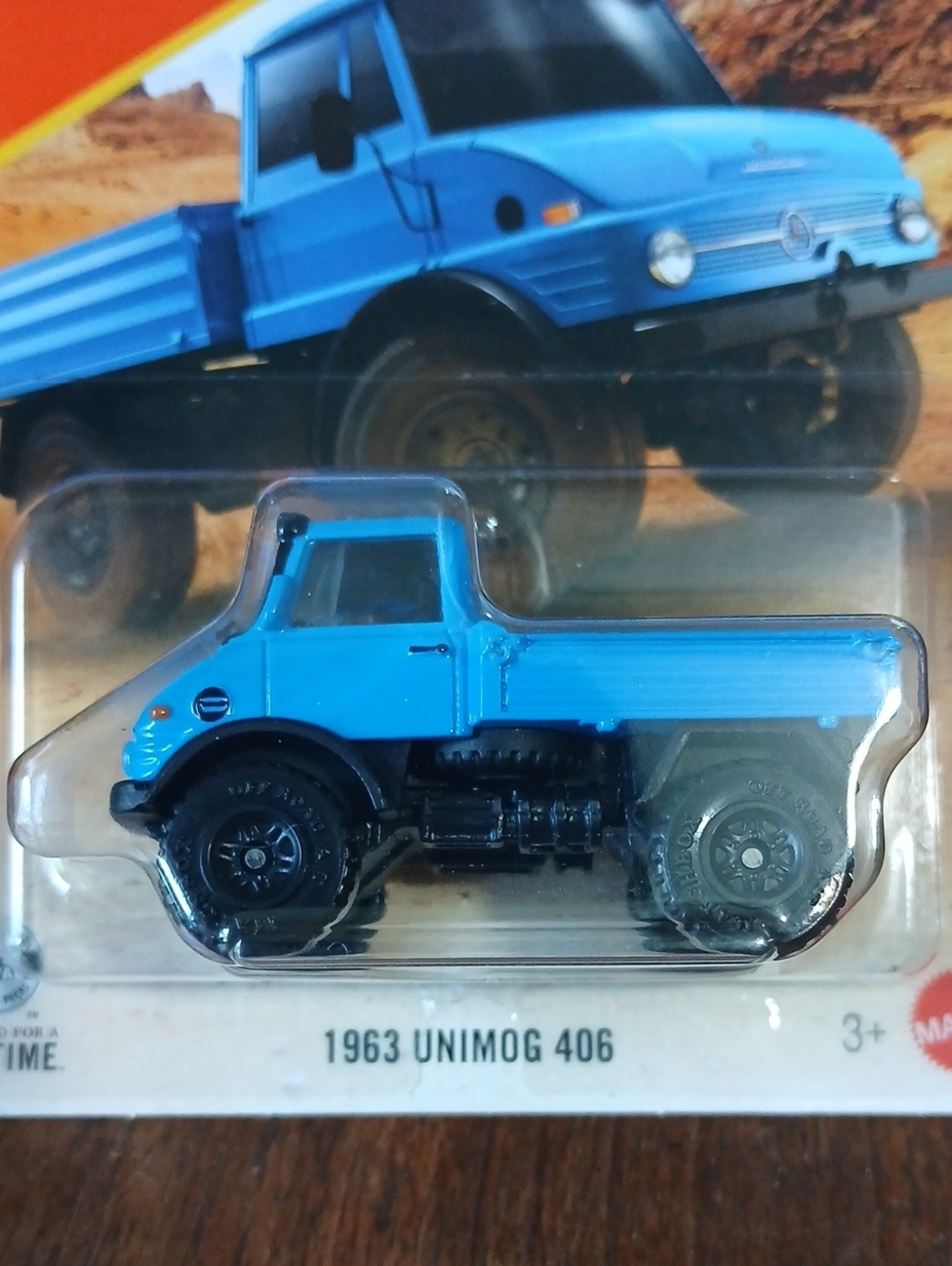 1963 Unimog 406 Blue Kids Toy Truck - Die-Cast Play Vehicle